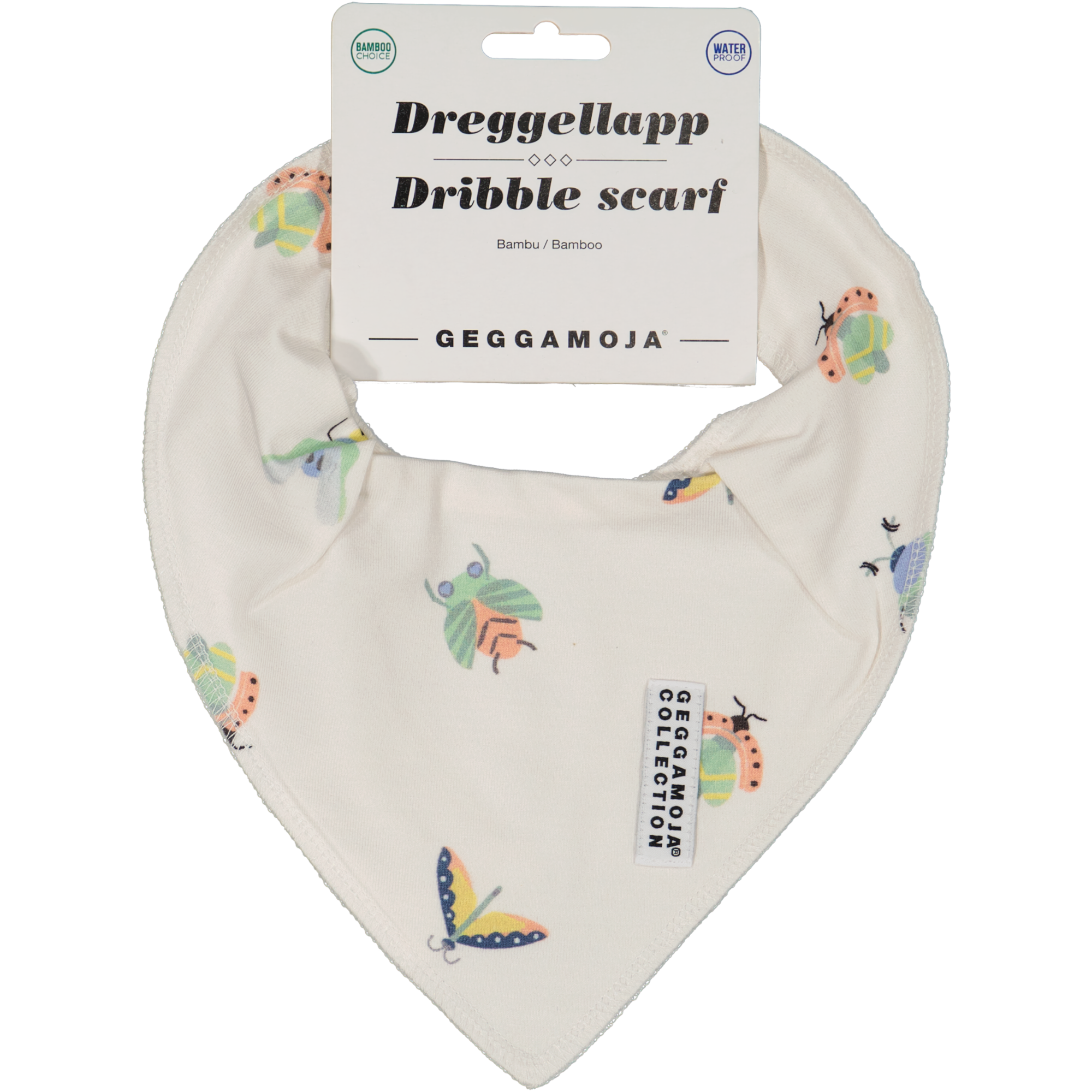 Bamboo dribble scarf Baby bugs