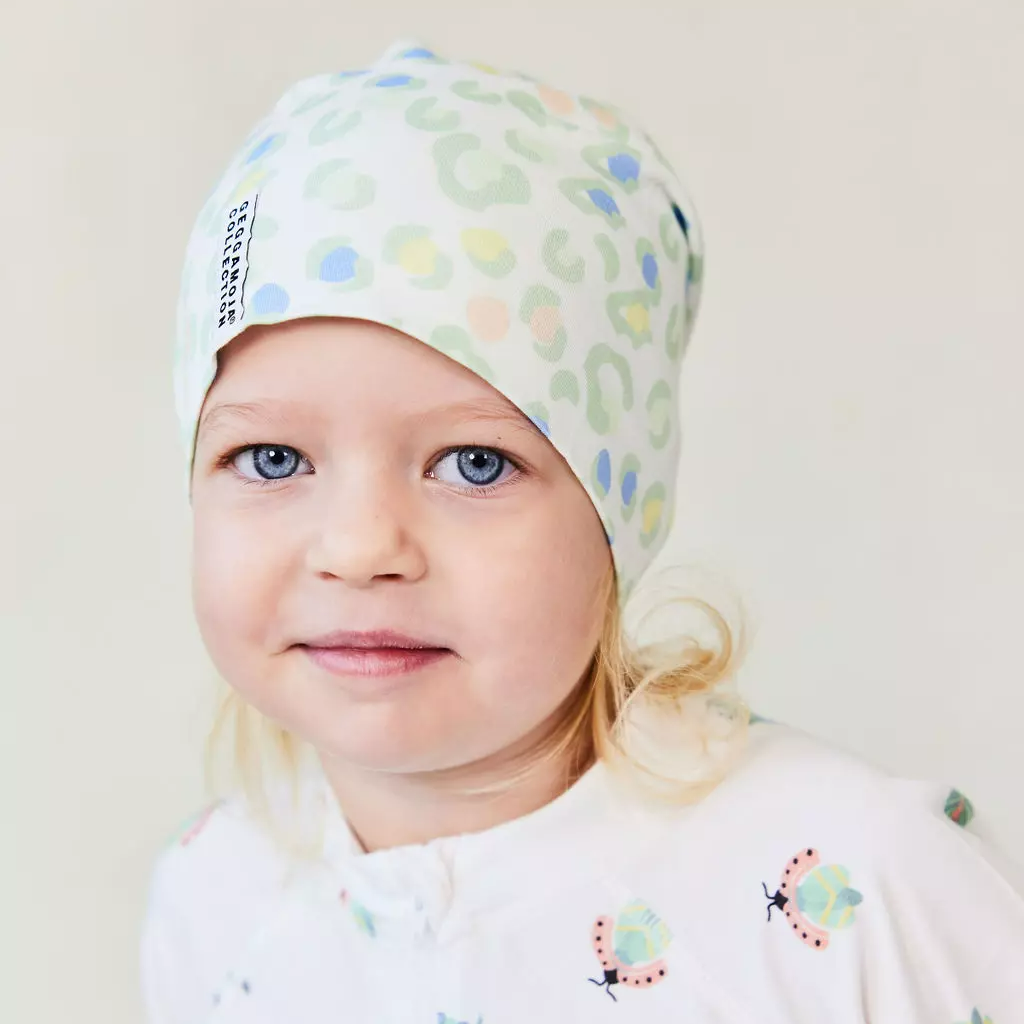 Bamboo beanie Leo colored M 5-6 Year