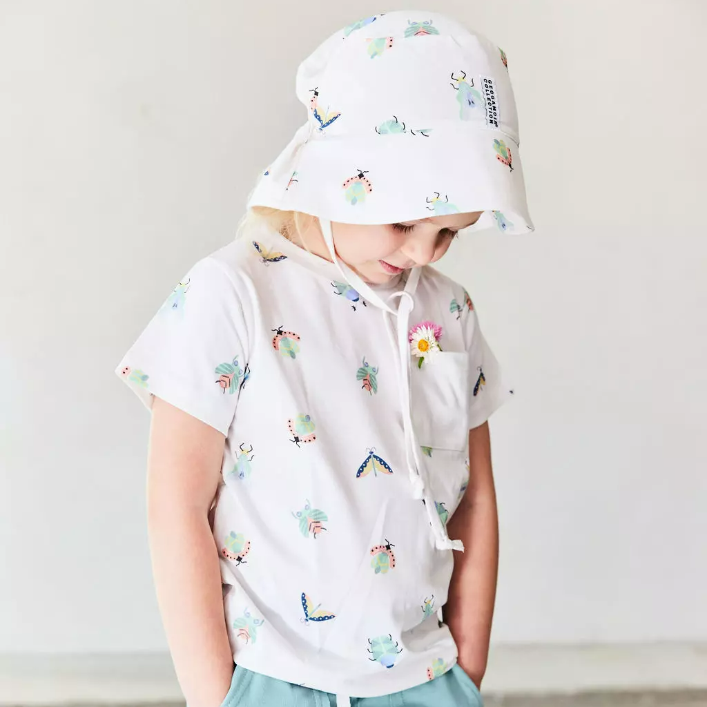 Bamboo Sunny hat Baby bugs 2-6Y