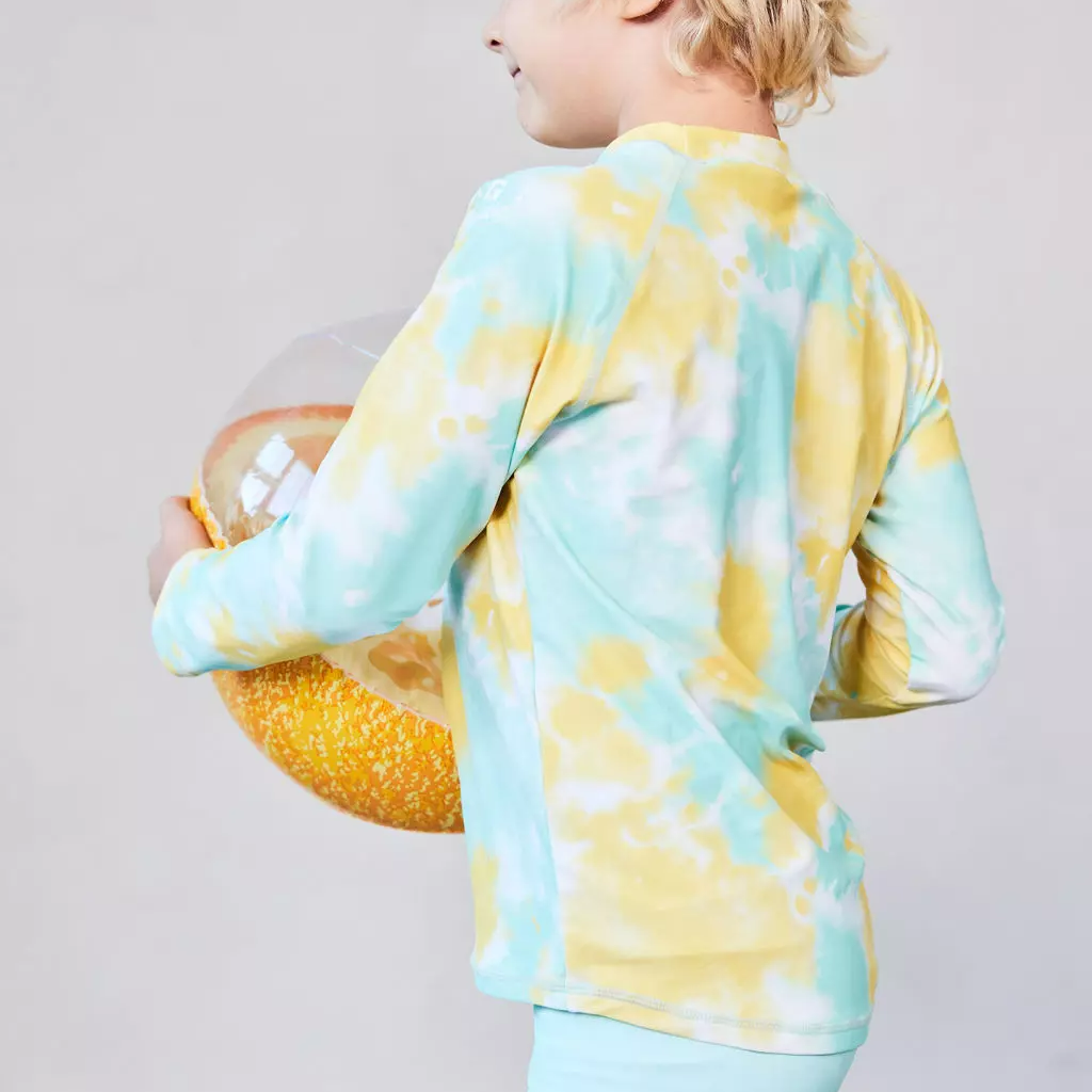 UV L.S sweater Tie dye yellow