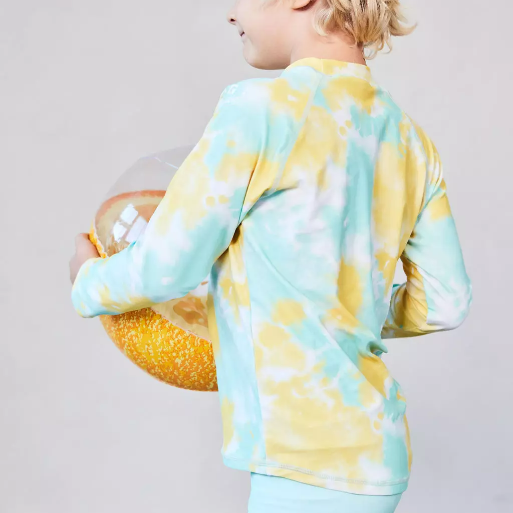 UV-Tröja Tie Dye Gul 74/80