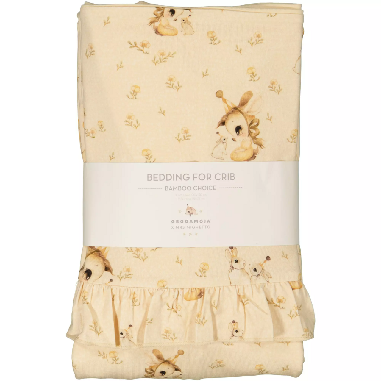 Bamboo bedding crib Stella pouder