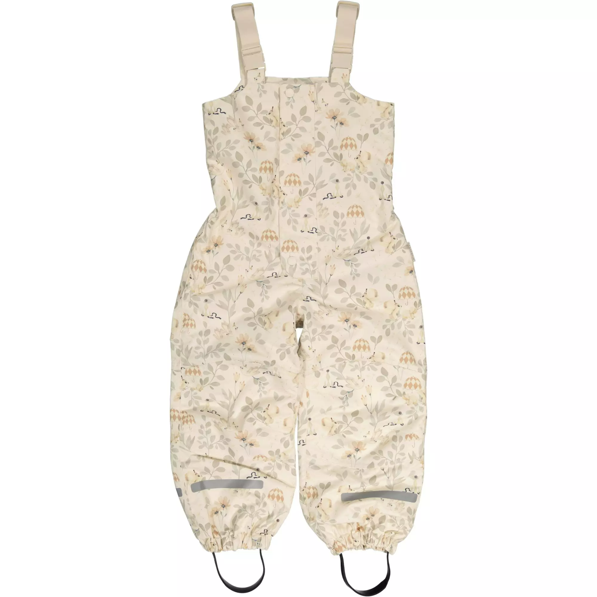 Shell Bib pants Flower forest