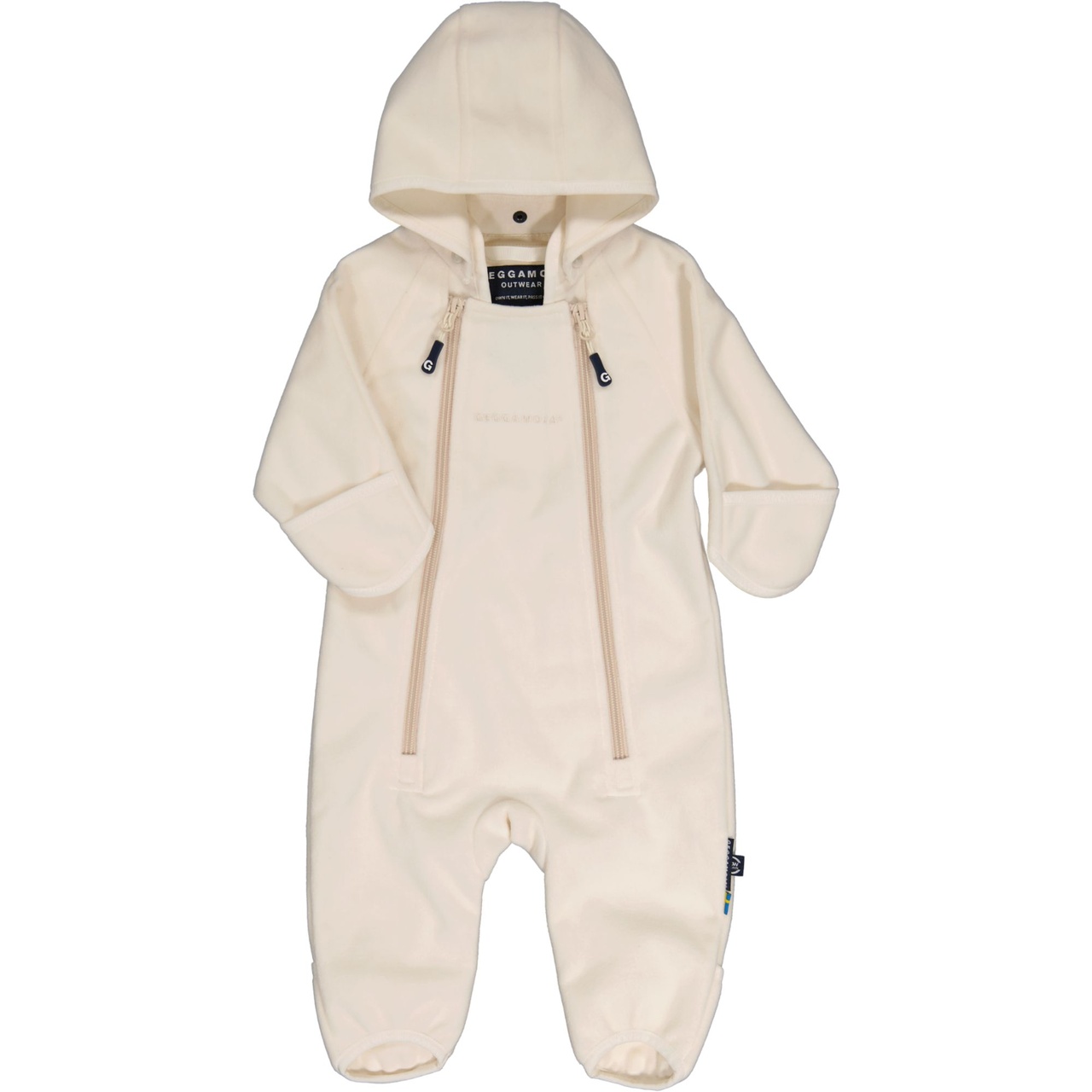 Wind fleece overall Soft beige  74/80