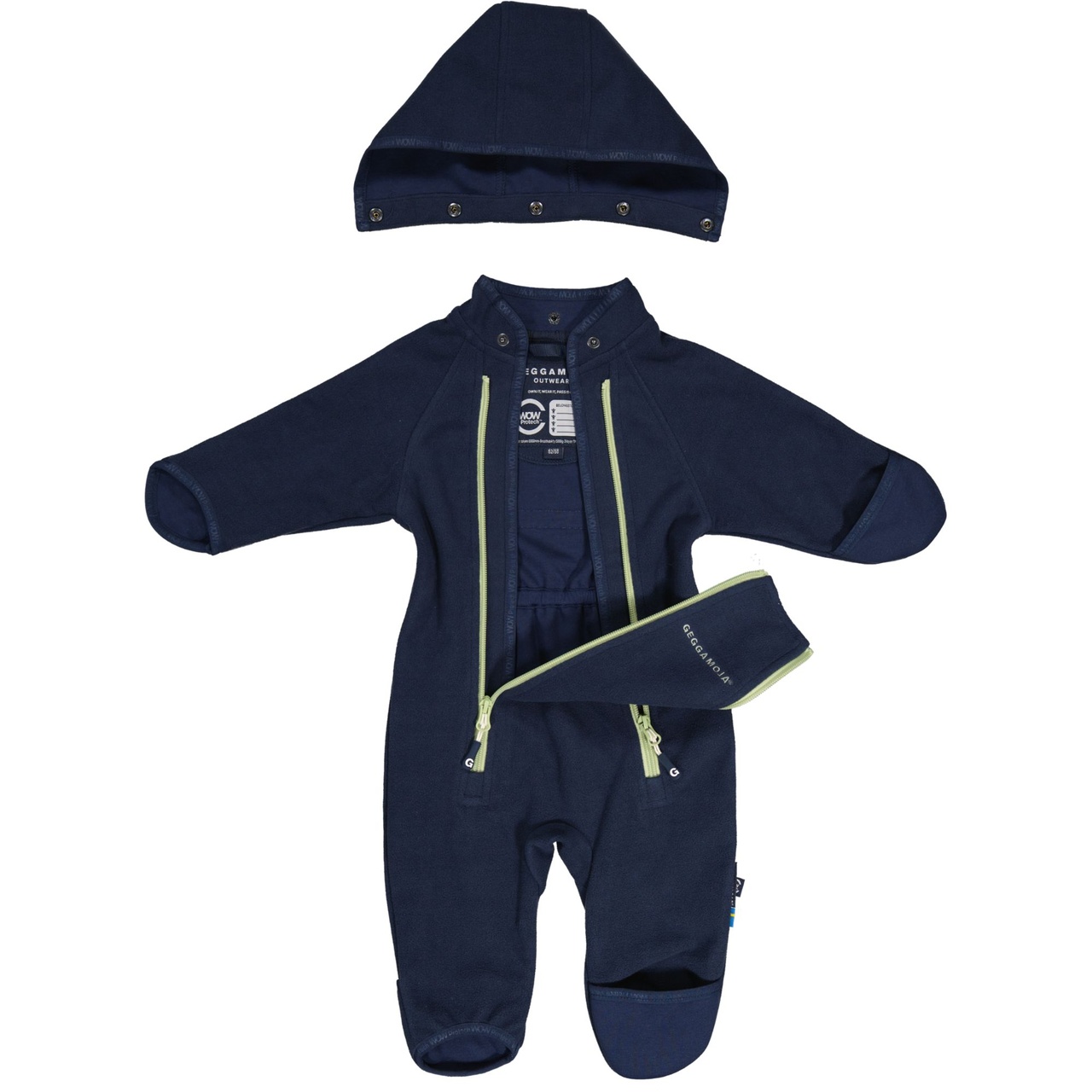 Wind fleece overall Navy