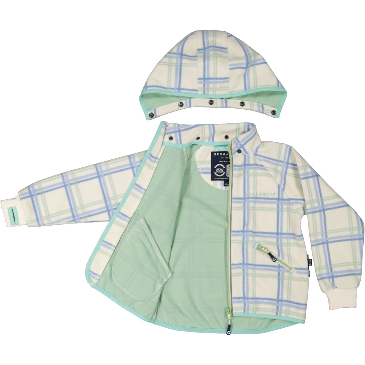 Wind fleece jacket Check  146/152