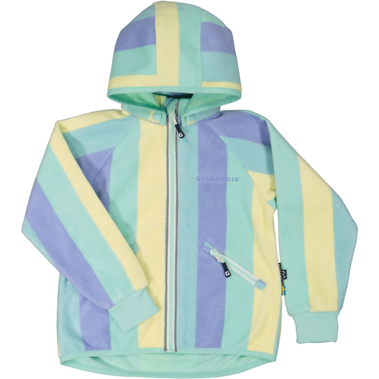 Wind fleece jacket Mint Stripe  122/128
