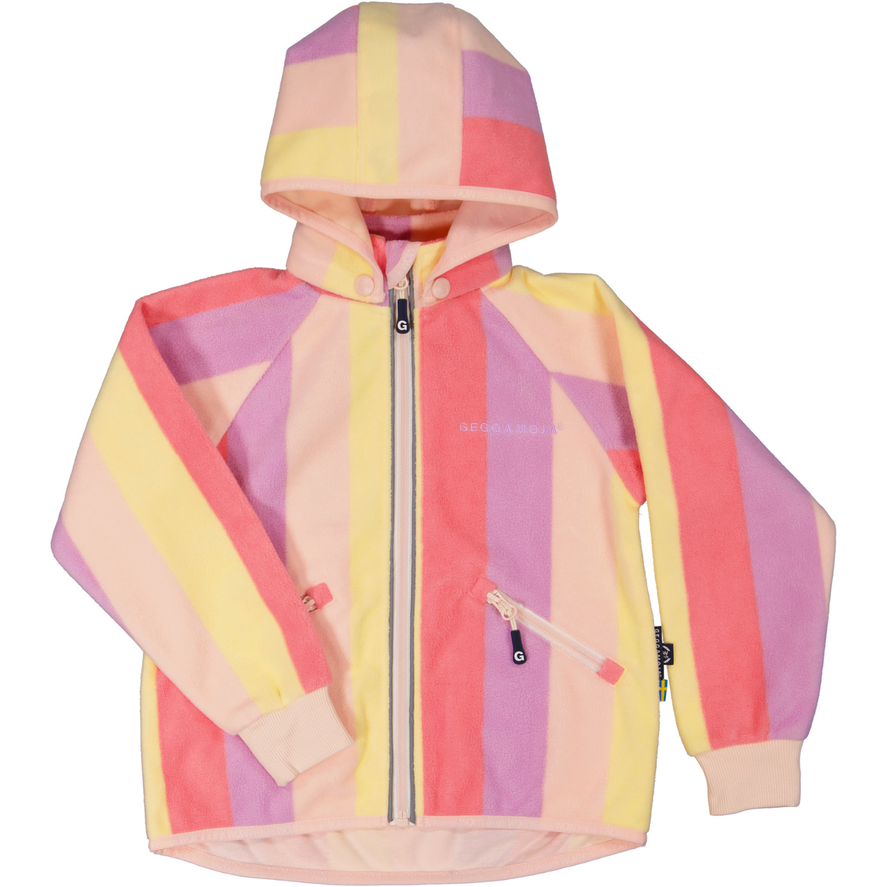 Wind fleece jacket Pink Stripe  122/128