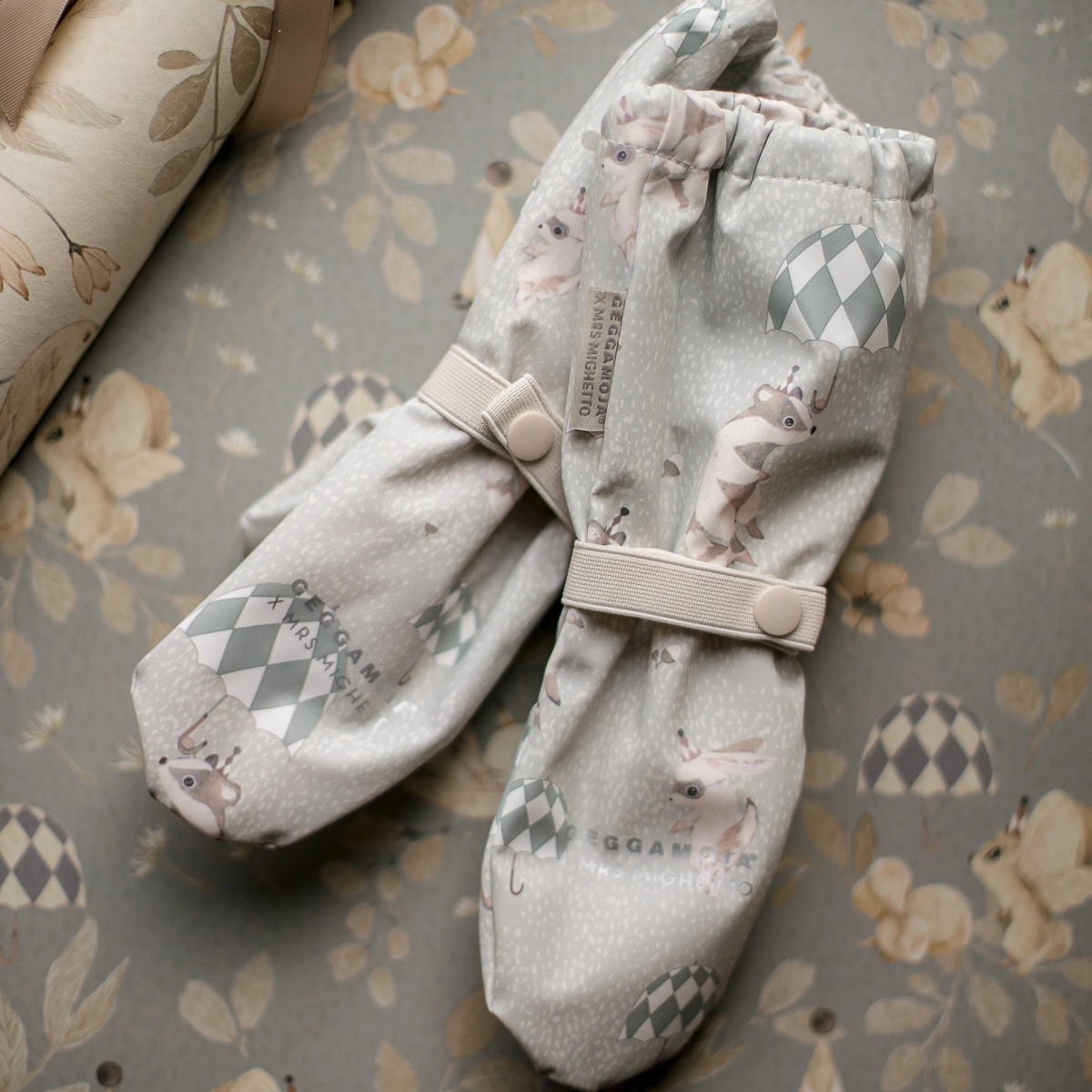 Rain mitten fleece Acorn