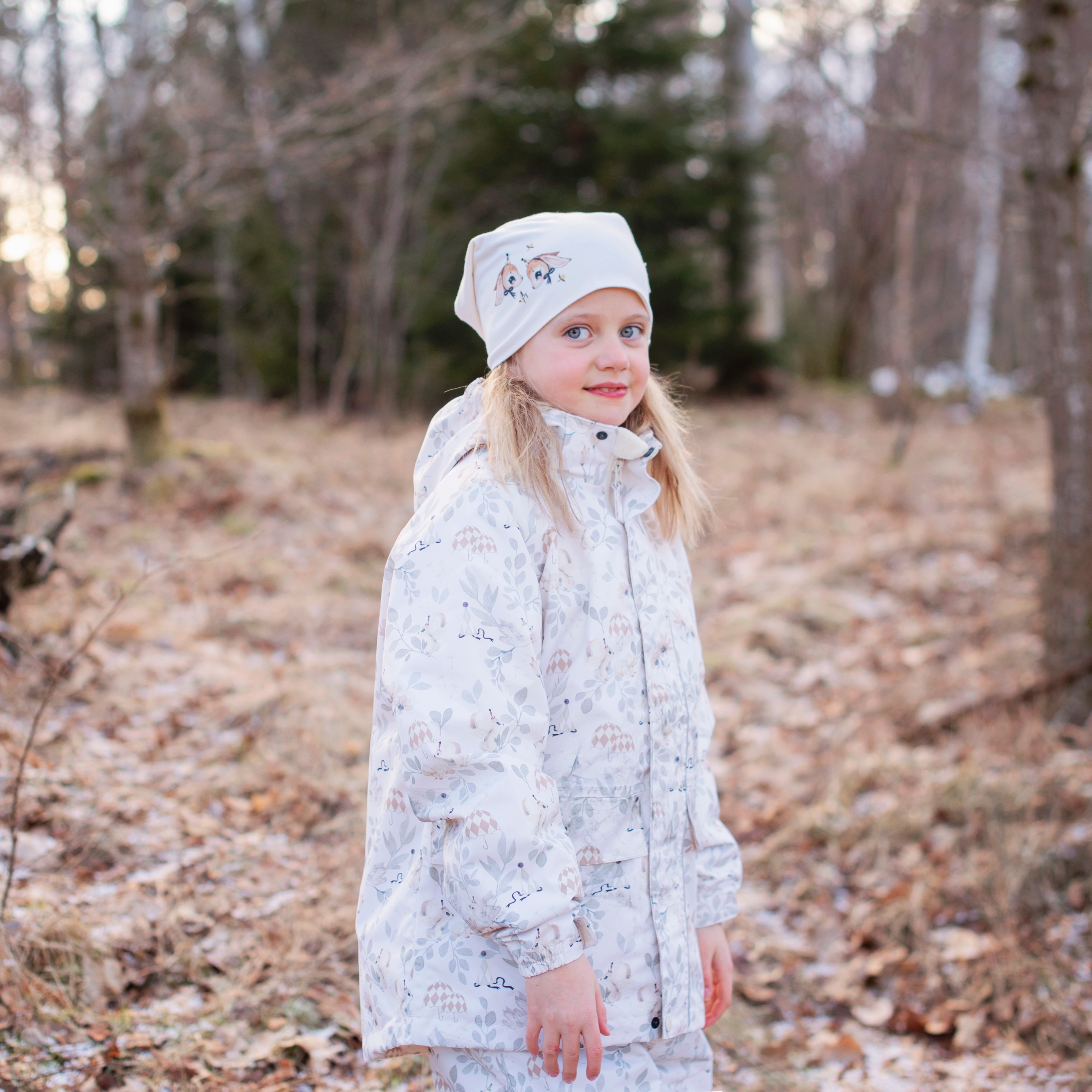 Shell jacket Flower forest