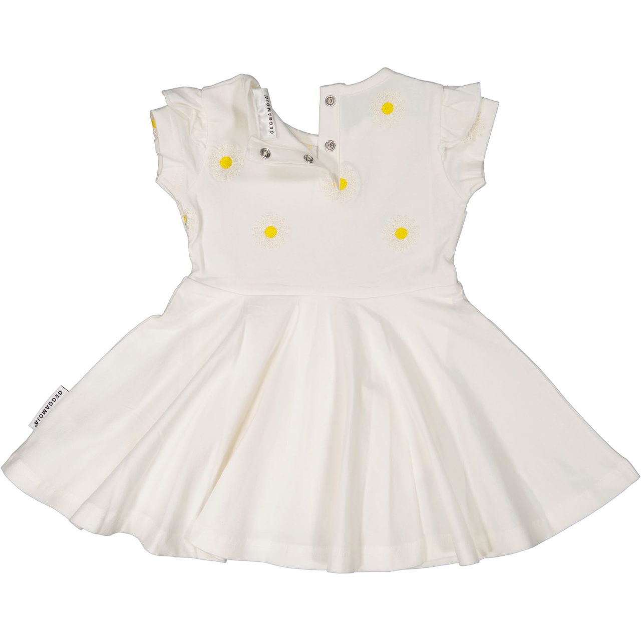 Flower dress S.S White 98/104