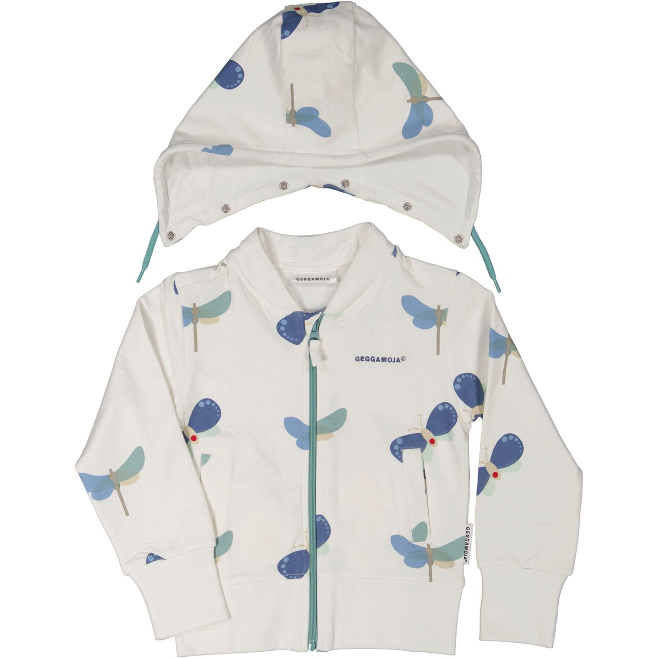 College hoodie Trollslända 110/116
