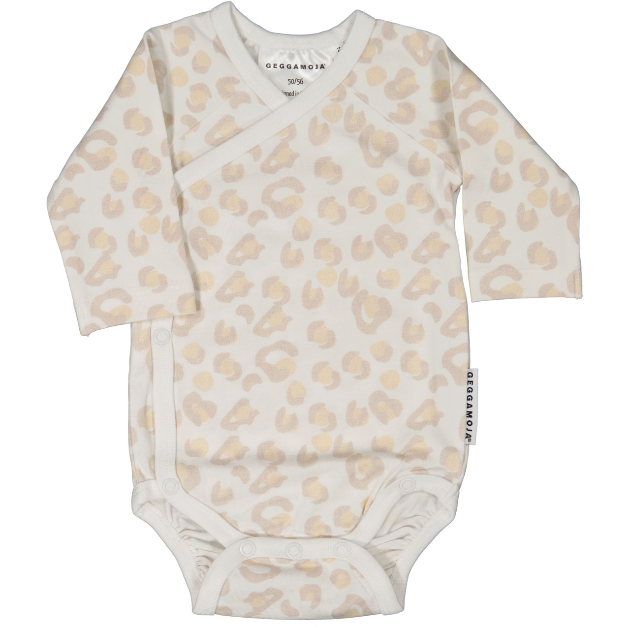 Bamboo wrap around body Soft beige leo