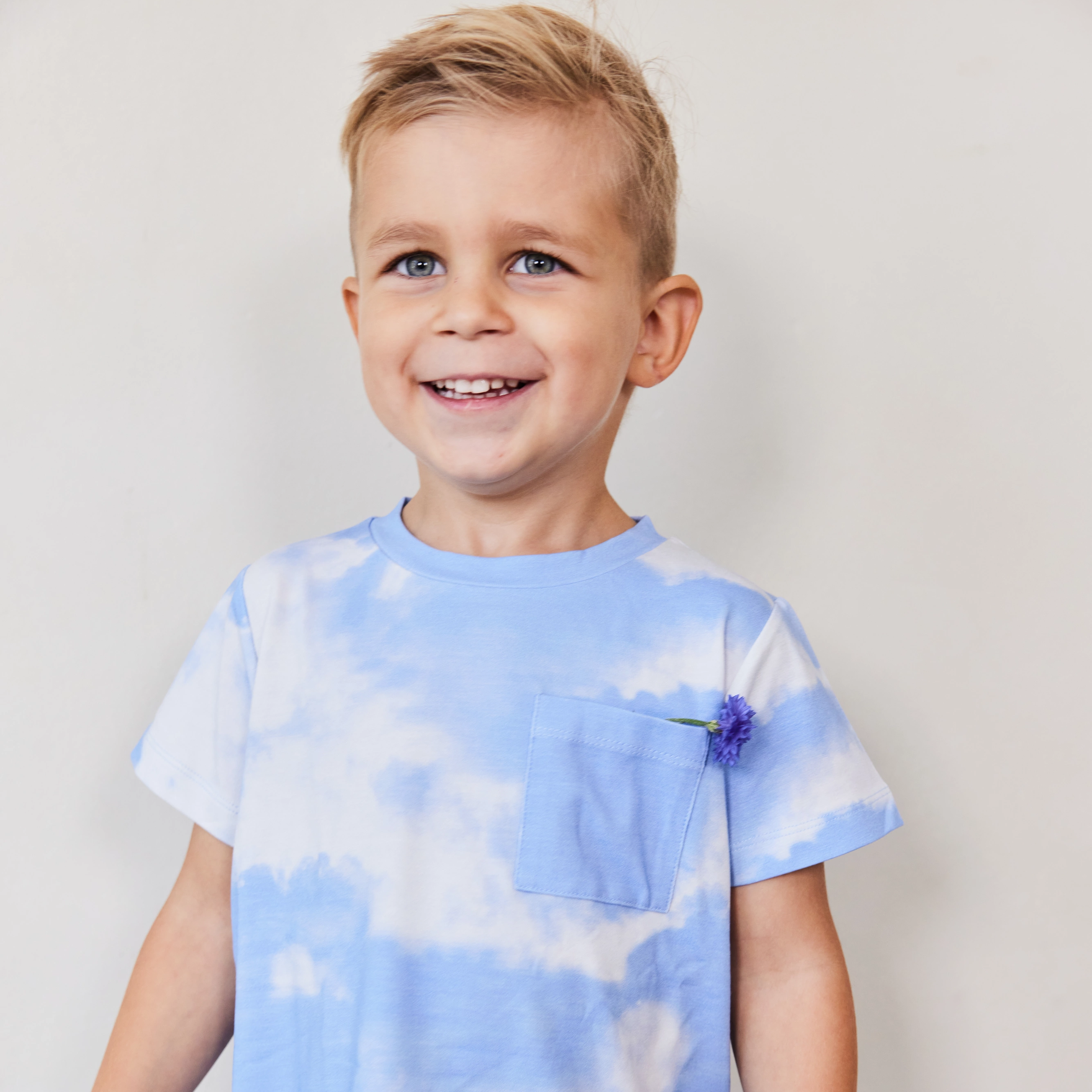 Bamboo s.s tee Blue sky
