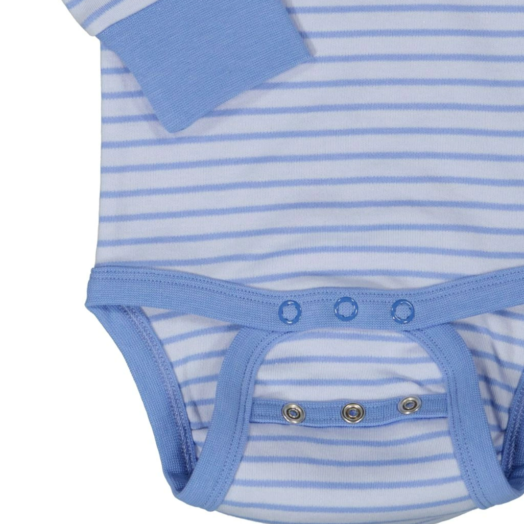 Body L.S Light blue/blue  50/56