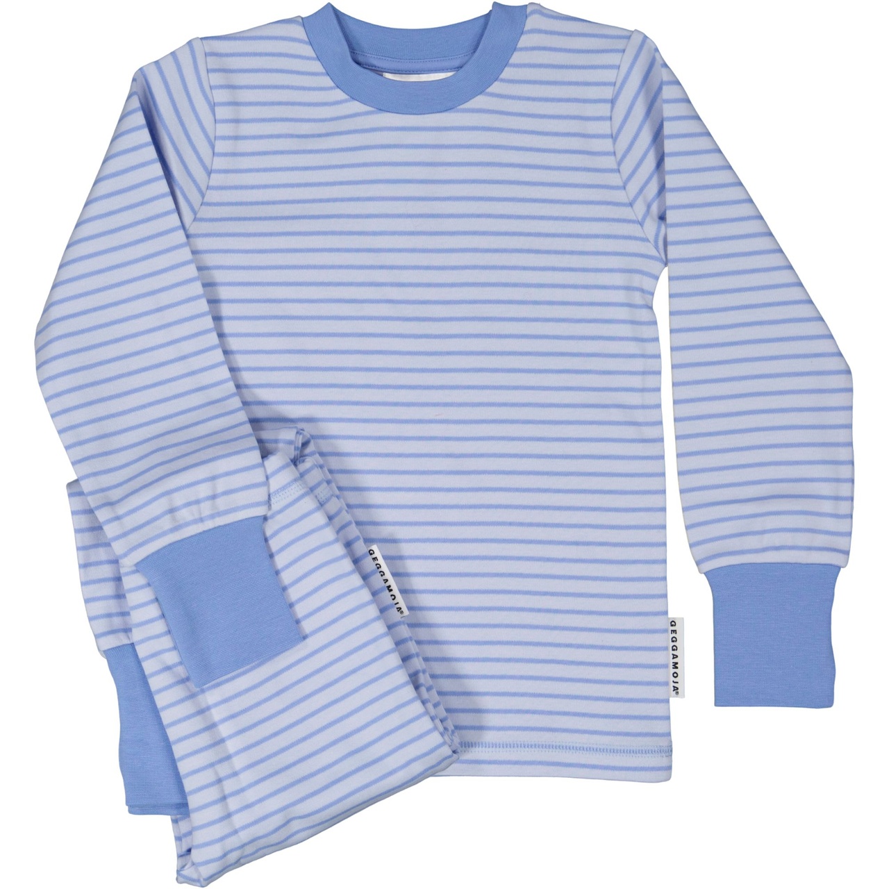Pyjamas tvådelad Ljusblå/blå  74/80