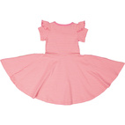 Flared dress Pink/yellow  74/80