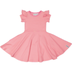 Flared dress Pink/yellow  122/128