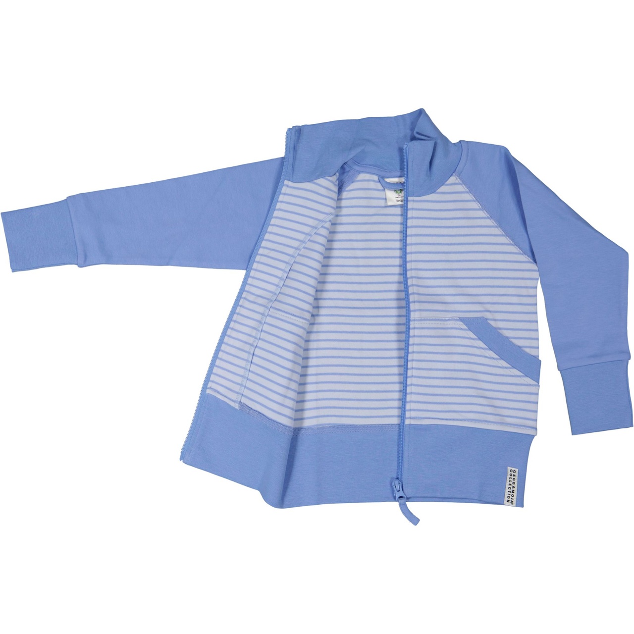 Zip sweater Light blue/blue  110/116