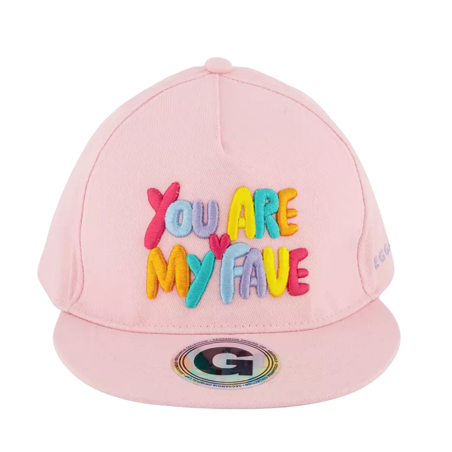 Skate cap my fave Light pink  1-3y