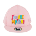 Skate cap my fave Light pink  8y-Adult