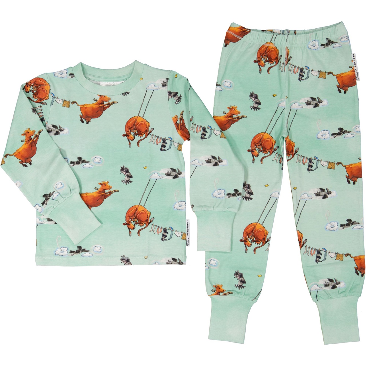 Mamma Mu two piece pyjamas Sky mint 79 122/128