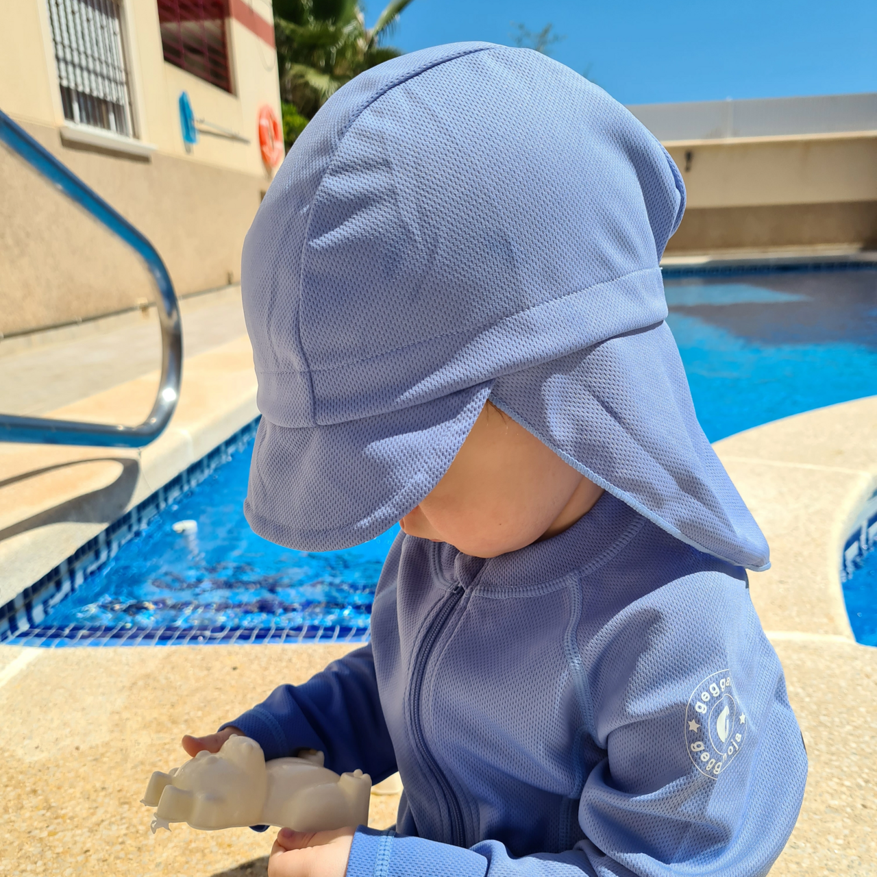 UV Hat Blue 0-4M