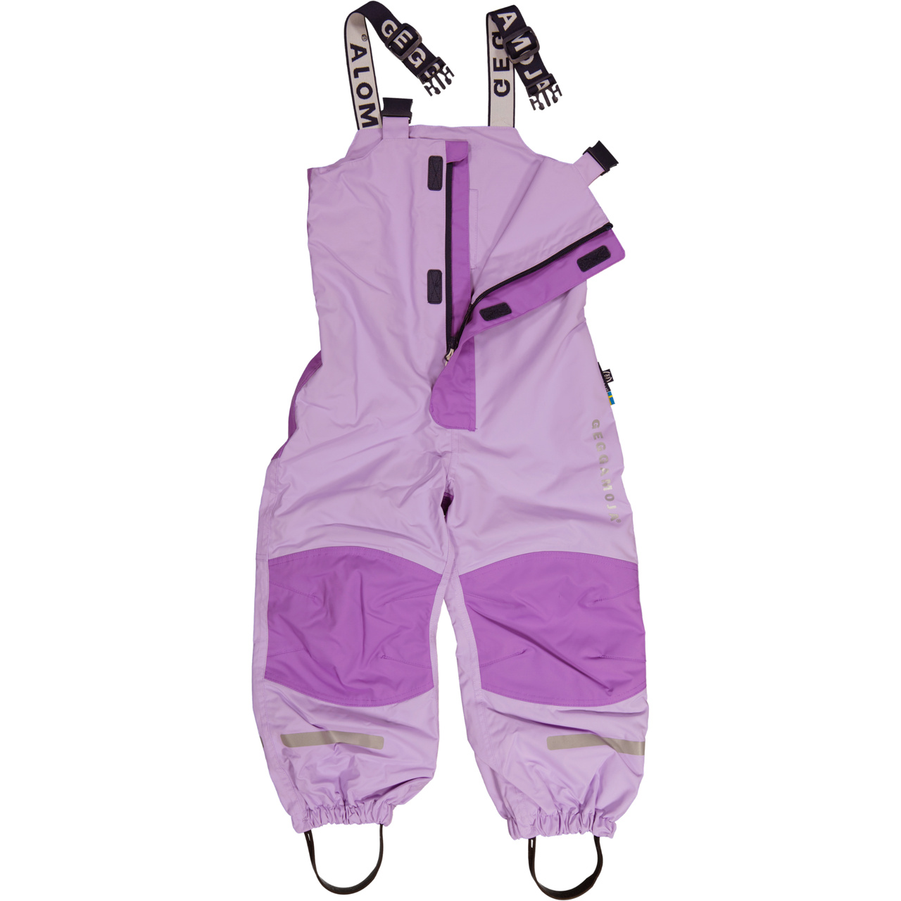 Shell bib pants Purple