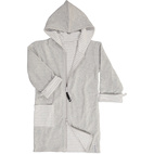 Bathrobe Kids Classic Grey/Grey-white  146/152