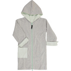 Bathrobe Kids Classic Grey/green-green  86/92