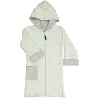Bathrobe Kids Classic Grey/green-green  110/116