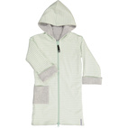 Bathrobe Kids Classic Grey/green-green  110/116