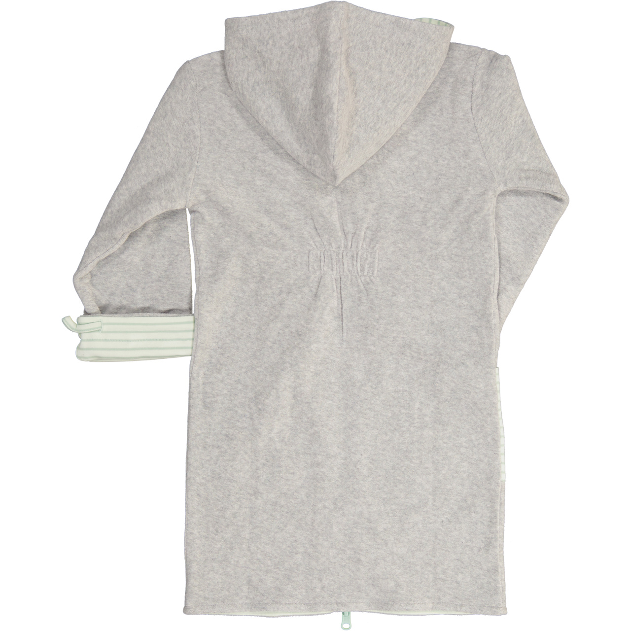 Bathrobe Kids Classic Grey/green-green  110/116