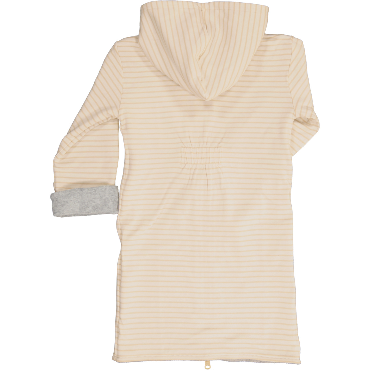 Bathrobe Kids Classic Grey/beige-offw  110/116