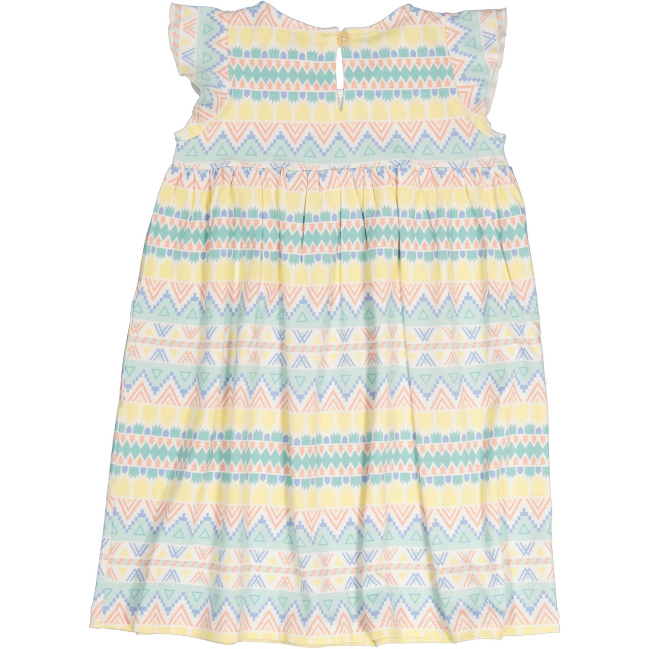 Bamboo flounce dress Inca pastel  62/68