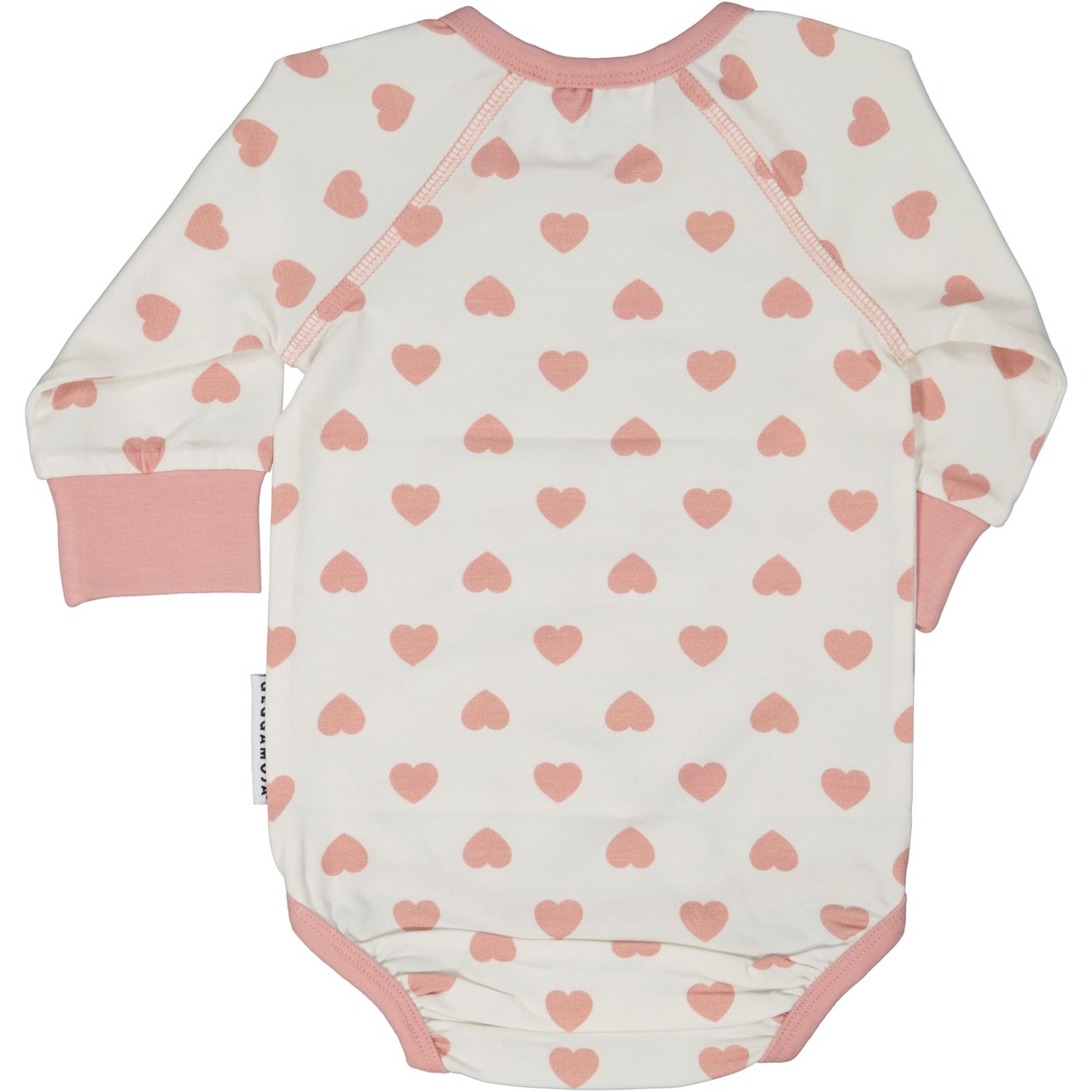 Body L.S Pink heart  74/80