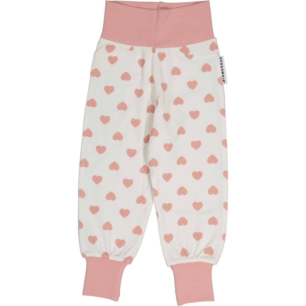 Baby trouser Pink heart  62/68