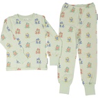 Bambu Tvådelad Pyjamas Groda Grön 110/116