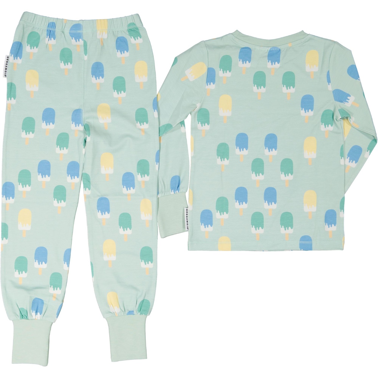 Bamboo two pcs pyjamas Ice cream mint  146/152