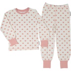 Two pcs pyjamas Pink heart  110/116