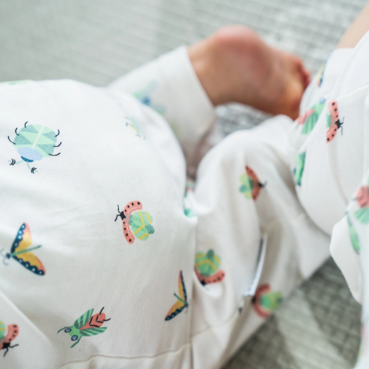Bamboo summer pyjamas Baby bugs 50/56