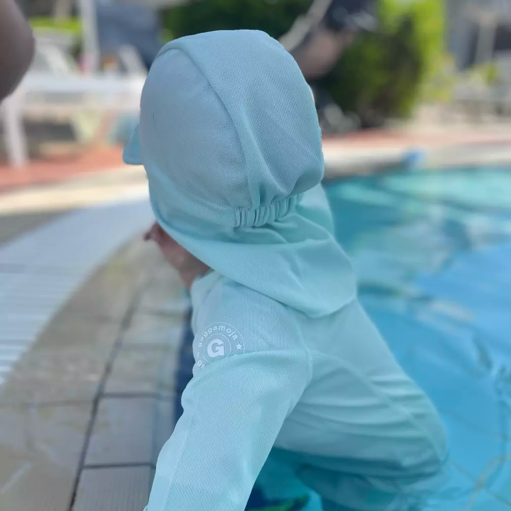 UV Hat Mint  2-6Y