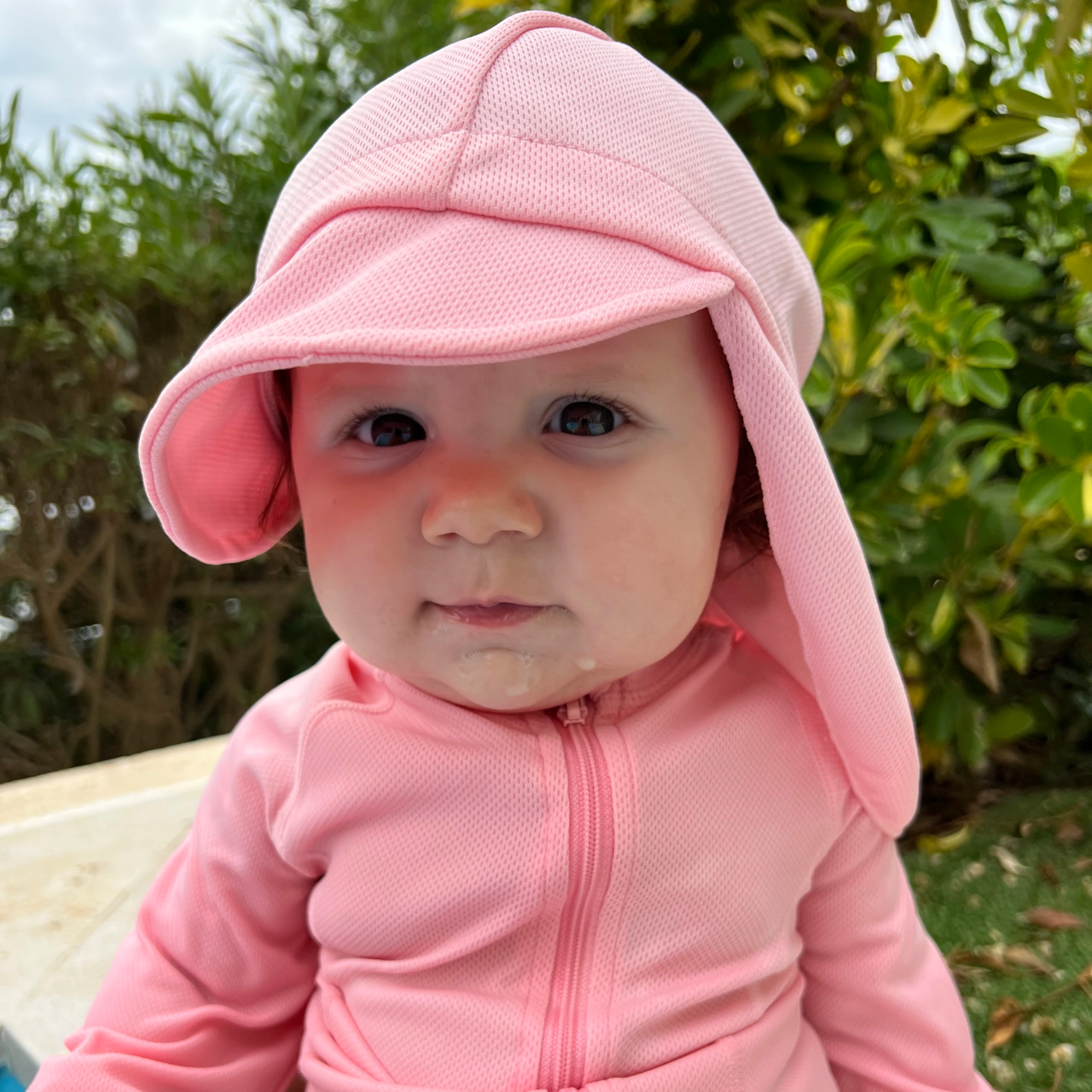 UV Hat Pink  0-4M