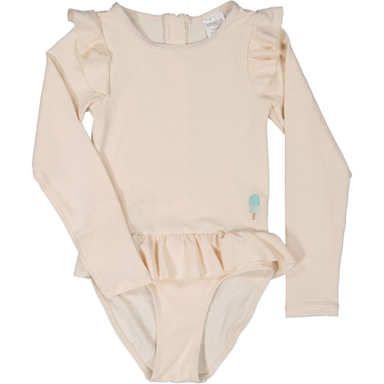 UV-Swim suit L.S Soft beige  110/116