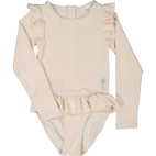 UV-Swim suit L.S Soft beige  122/128