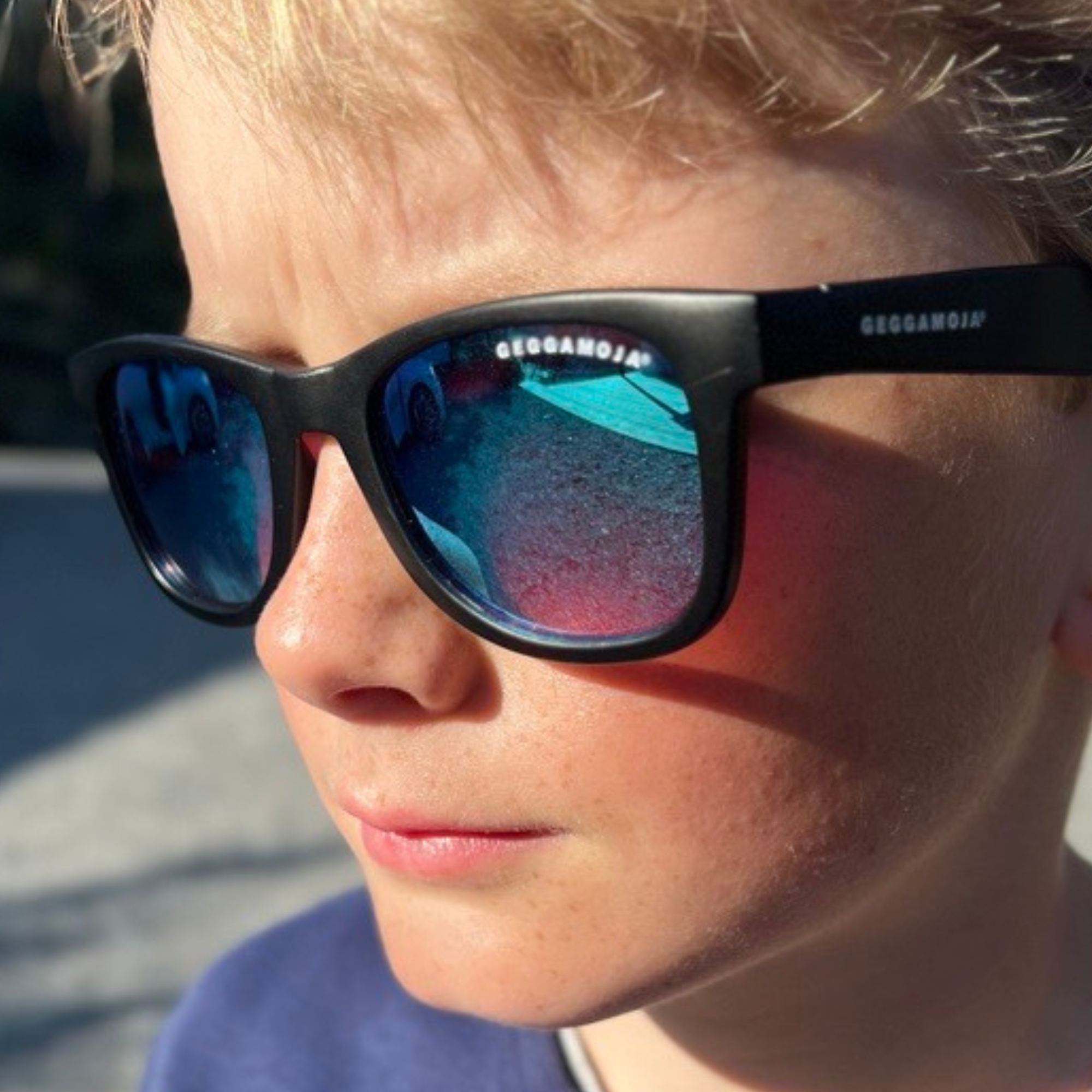 Solbriller for barn 6-11 år - Svart