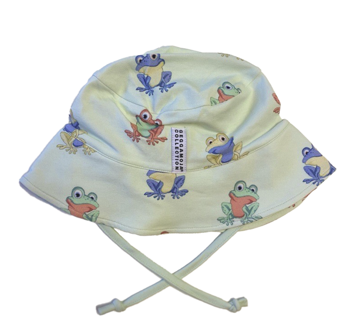 Bamboo Sunny hat Green Frog 10m-2Y