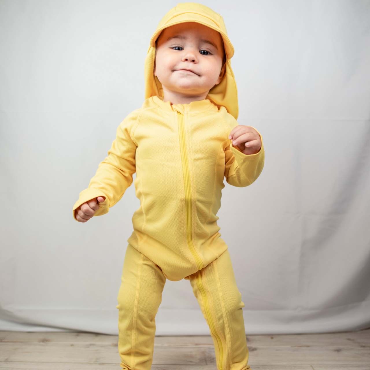 UV Baby suit Yellow  62/68