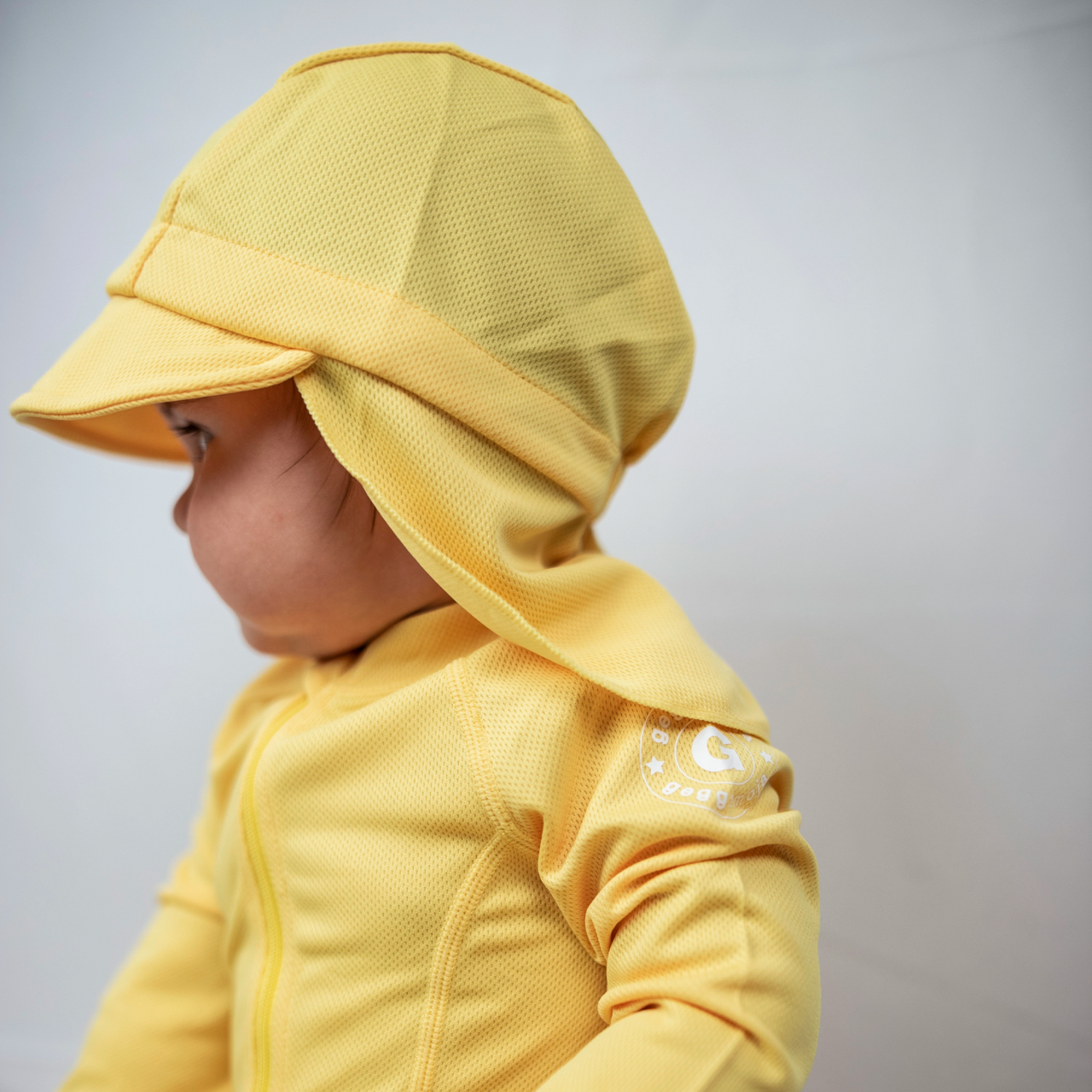 UV Hat Yellow  0-4M