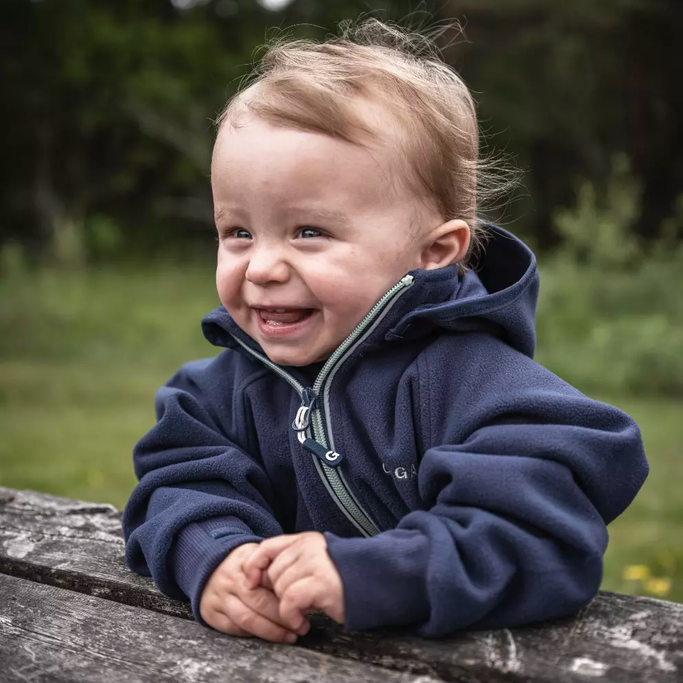 Vindfleece jacka Marinblå